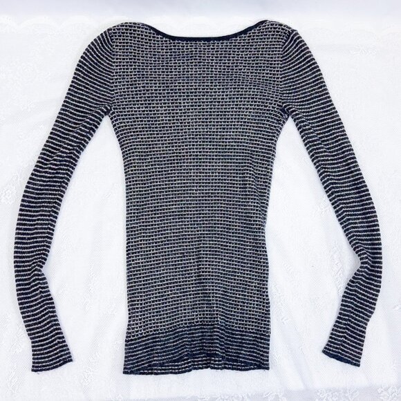 Free People Y2k Women's Wool Blend Sweater Boho Long Sleeve Shirt - Picture 11 of 11